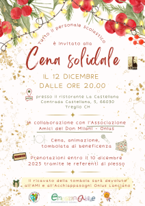 Cena solidale I.C. Don Milani 2025